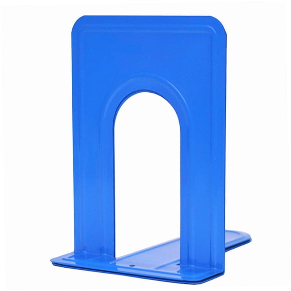 Liquidation! Huarll-7.1x5.1x4.7 Po Support de Fin de Livre en Métal Antidérapant Fin de Livre Lourd Butée de Livre de Bureau 310 Petit Bleu-Support de Fin de Livre en Métal Antidérapant Butée de Livre de Bureau-Bleu