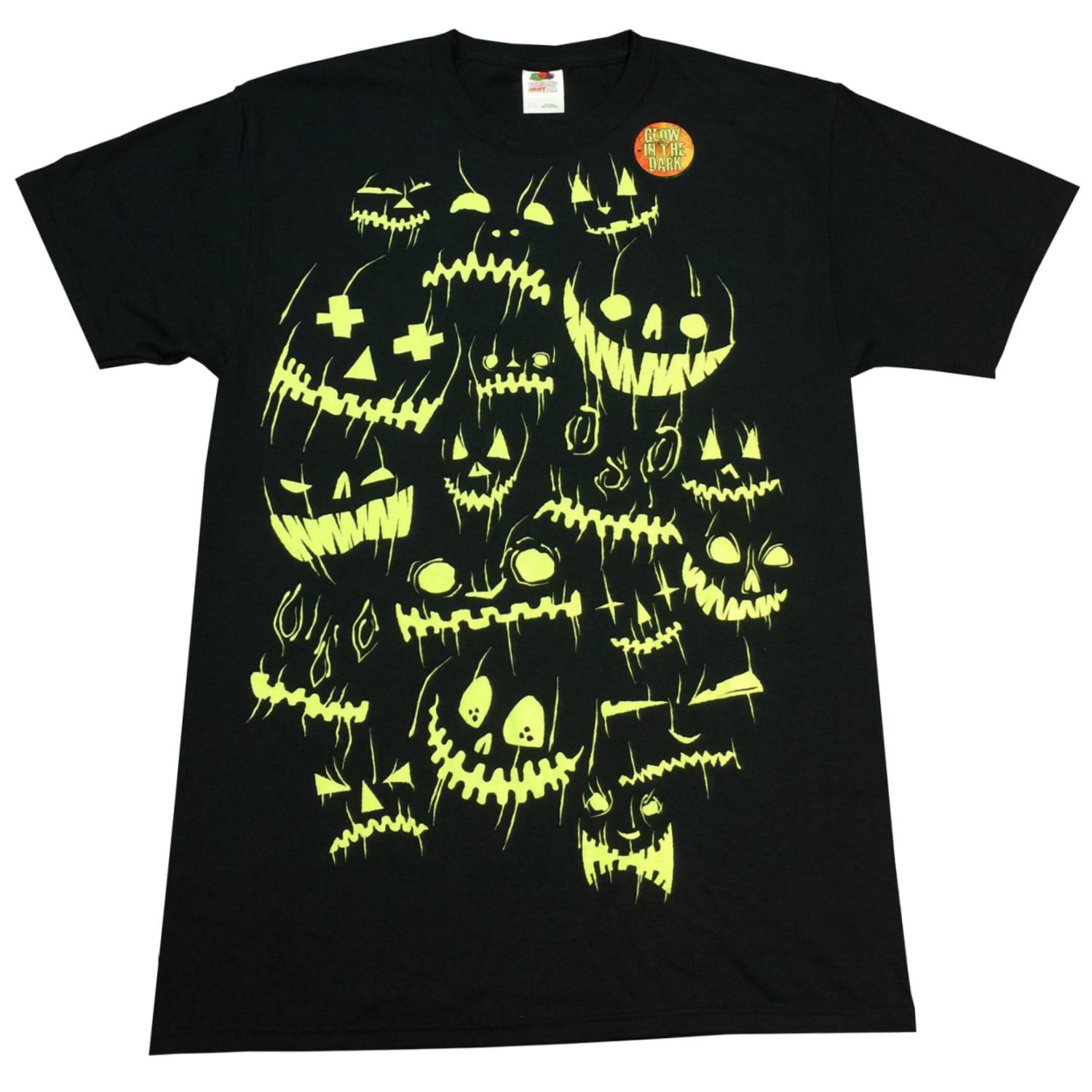 Glow in The Dark Jack O Lantern Halloween Pumpkin Costume Maternity Tank Top