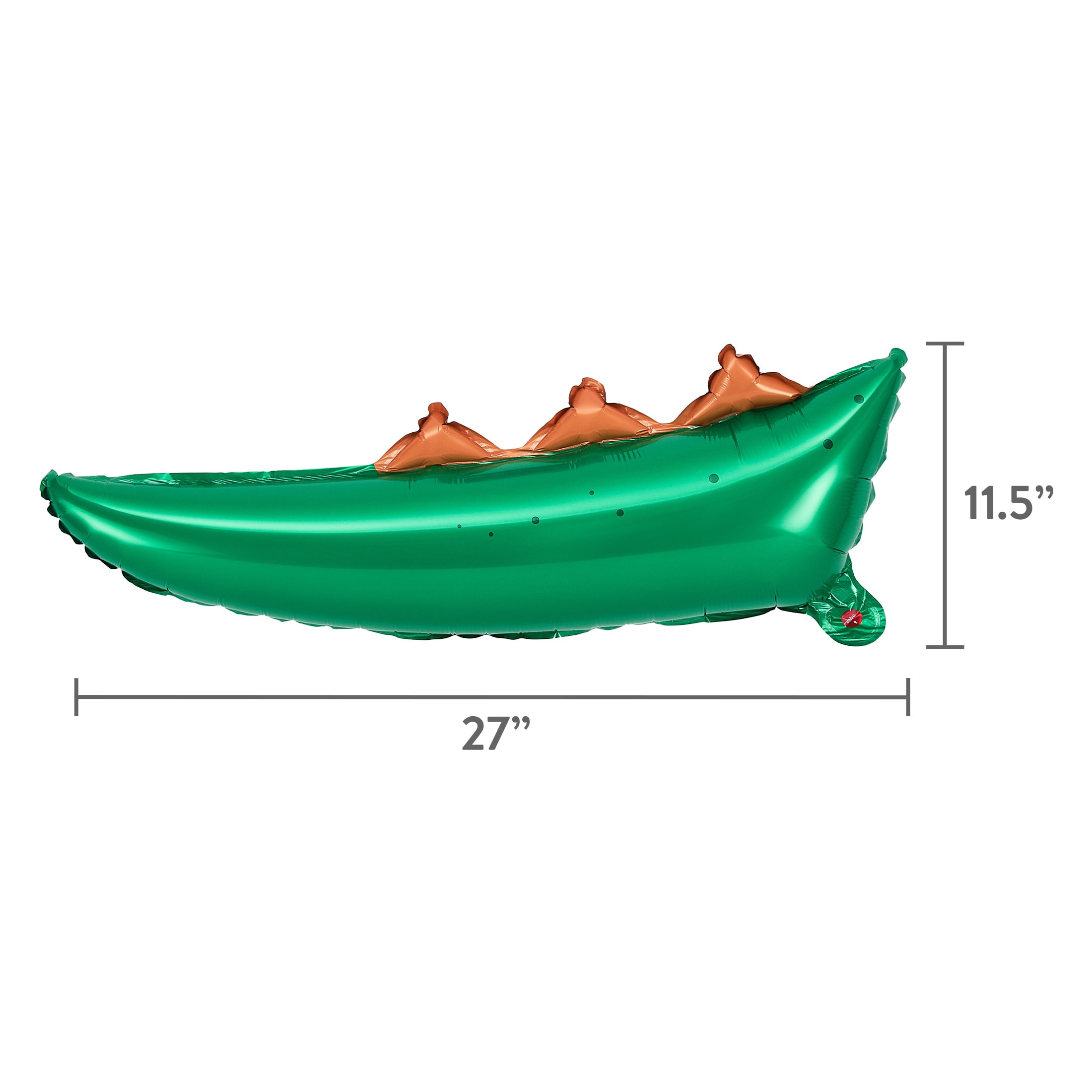Green Dinosaur Tail Foil Balloon Set, 4 Count, by Way To Celebrate
