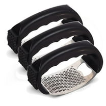 Ke1Clo Garlic Press under $5! 2024 Upgrade Stainless Steel Rocker Mincer With Peeler and Brush Easy Clean Dishwasher Safe 4.3 Inch