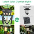 thumbnail image 4 of Luces solares para senderos exteriores Derynome, paquete de 10, impermeables, 4 of 8