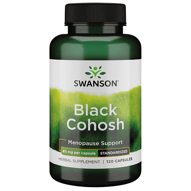 Swanson Black Cohosh (Standardized) 20 mg 120 Capsules.