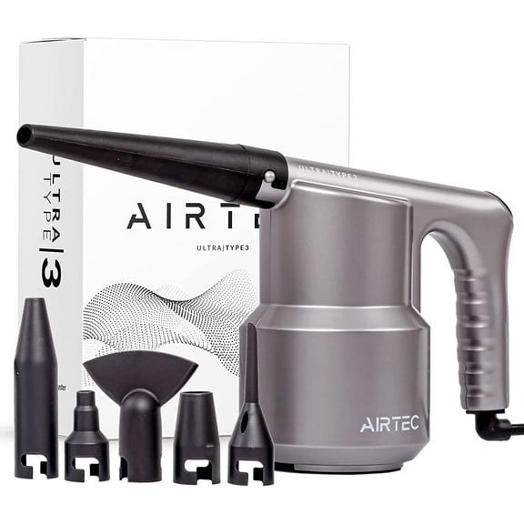 IT Dusters AirTec Ultra Electric Air Duster Blower for PC, Laptop, Console, Electronics and Home Cleaning, Environmental Alternative to Spray air can Duster Keyboard Cleaner (Type 3)