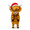 cow, variant on Magnetic Wobble Christmas Ornament – Wooden Holiday Character, Cute Interactive Christmas Decor for Refrigerator, Kitchen, Office and Magnetic Holiday Displays (santa claus)