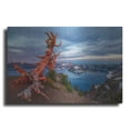 thumbnail image 1 of Luxe Metal Art 'Crater Lake Sunset Light - Crater Lake National Park' by Darren White, Metal Wall Art, 36"x24", 1 of 7