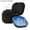 Black with blue, variant on Portable Retainer Case with Aligner Remover Tool, Chewies and Cleaning Brush, Plastic Dental Storage Box for Clear Aligners, Dentures, Mouth Guards, Travel, Daily Carry and Bedside Use