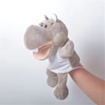 thumbnail image 1 of Hippo Puppet Toy For Kids Interactive Storytelling Hand Puppet For Preschool Performance Mouth Movable For Parent Child Games For Nursery And, 1 of 4