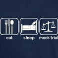 thumbnail image 3 of CafePress - Eat Sleep Mock Trial Dark T Shirt - Men's Classic Graphic Cotton T-Shirt, 3 of 4