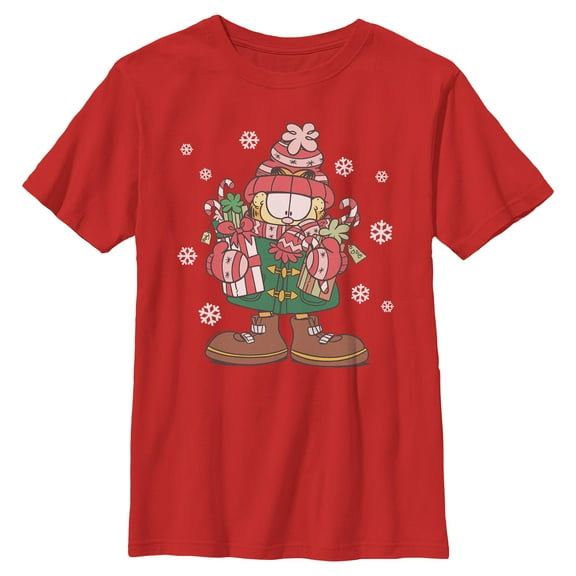 Boys Garfield Warm Cozy Season T Shirt