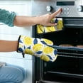 thumbnail image 2 of Blue Lemon Kitchen Oven Mitt and Pot Holder Sets 4 Pcs for Baking, Cooking and Grilling, Heat Resistant Up To 392 °F, 2 of 7