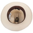 thumbnail image 4 of Open Road Shantung Straw Western Hat - 7.125 - Silverbelly, 4 of 6