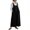 Black, variant on Women's Casual Solid Color Sleeveless Strap Dress Round Neck Jumper Dress Spring Summer Beach Vacation Comfy Relaxed Fashion, Wine S