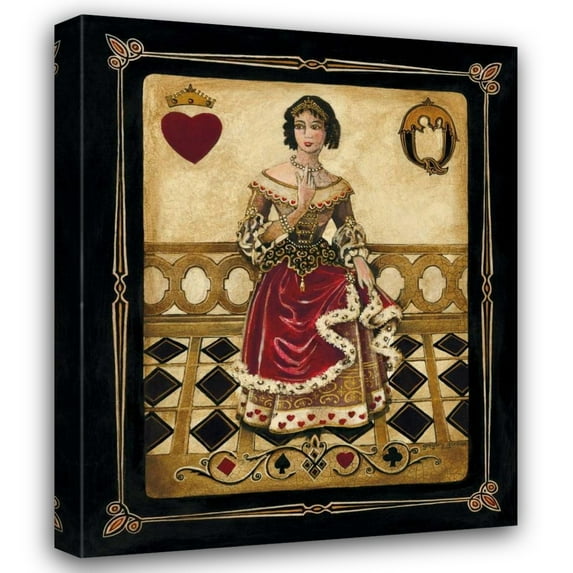 Gregory Gorham 36x44 Gallery Wrapped Canvas Wall Art Titled - Harlequin Queen