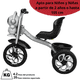 thumbnail image 5 of Triciclo para Niños Astronauta con Luz Sonido Ruedas de Eva y Canasta Trasera Apto a partir de 2 Años Soporta hasta 20 kg - Gris, 5 of 6