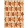 thumbnail image 1 of Ahgly Company Machine Washable Indoor Rectangle Transitional Neon Orange Area Rugs, 2' x 4', 1 of 7