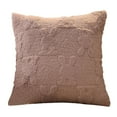 thumbnail image 2 of Fiudx Funda de Almohada de Felpa, Funda de Cojín de Poliéster Suave, Diseño con Cremallera Invisible, Tamaño Versátil de 45 X 45 Cm, Decoración para Sofá, Decoración Navideña, Fácil de Limpiar, Lavab, 2 of 6