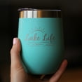 thumbnail image 3 of Bevvee Insulated Wine Tumbler 12 oz Lake Life Lake Enthusiast Gifts Tumblers, 3 of 4