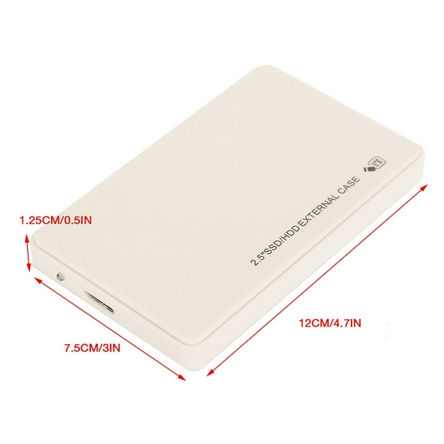 Caja SSD Caja de disco duro de bolsillo Caja HDD para HDD SSD Caja HDD máxima de 1 TB ANGGREK Otros