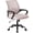 pink, variant on Ergonomic Office Desk Gaming Chair Mid Back with Lumbar Support Rocking Mode Height Adjustable with Fixed Armrest For Office