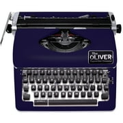 The Oliver Typewriter Company Legacy Prestige Manual Typewriter, Royal Blue