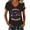 Yellow, variant on MEICHEN Usa 250th Anniversary Graphic Tee for Women Print V Neck T Shirt Casual Soft Short Sleeve Patriotic Top