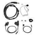 thumbnail image 1 of Throat Mic Headset Noise Canceling Push to Talk Throat Vibration Mic Headphone Adapter Replacement For Motorola HT1000, 1 of 5