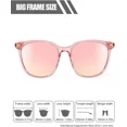thumbnail image 4 of Myiaur Women's Polarized Trendy Sunglasses with Mirrored Lens & UV400 Protection, 4 of 17