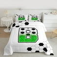 thumbnail image 2 of Castle Fairy Female Men Women Personalized Initial B Full Size Comforter Sets 3-Piece,Gradient Bling Glitter Bedding Comforter Set,Abstract Honeycomb Sport Soccer Lightweight Bedding Sets, 2 of 8