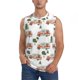 thumbnail image 1 of Balery Camp Van Camisetas sin mangas para hombre, absorbe la humedad y protege contra el mal olor.-Small, 1 of 7