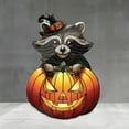 thumbnail image 4 of Clearance! Halloween Window Hanging Acrylic Pumpkin Raccoon Decoration Returns For Sale Sale&Deal #84, 4 of 5