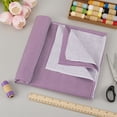 thumbnail image 5 of 1pc Stripe Pattern Cotton Cloth Fabric DIY Doll Clothes Making Plum 1610mm, 5 of 6