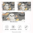 thumbnail image 2 of Yayeee Pillowcase Standard Size Set of 2 Satin Wrinkle Resistant Pillow Case, Cute Ghosts, 2 of 7