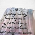 thumbnail image 5 of Jesus Bible Verse Throw Blanket for Couch Sofa Bed Warm Fuzzy Flannel Blanket for Kid Baby Adults Lightweight Soft Cozy Warm Luxury Microfiber Blankets (Pink Purple , 50''''x 60''''), 5 of 6