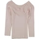 thumbnail image 3 of Tommy Hilfiger Suéter con chal inverso para mujer, rosa, extragrande, 3 of 3