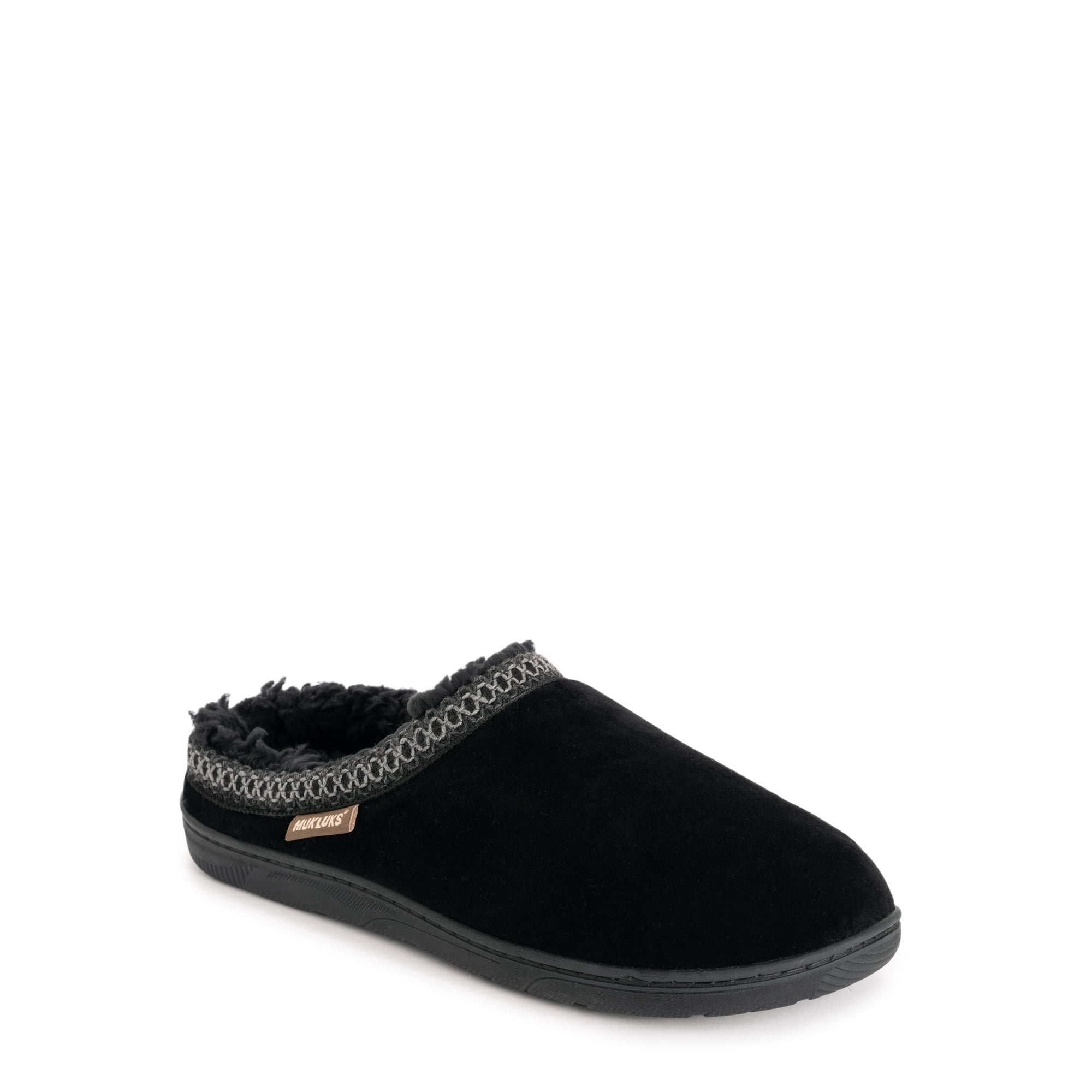 MUK LUKS Men s Faux Suede Clog Slippers