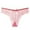 Hot Pink, variant on Rohuuque Invisibles Lace Thongs for Women Low Rise Thong Underwear Breathable Panties T-back Stretch No Show Underwear Beige
