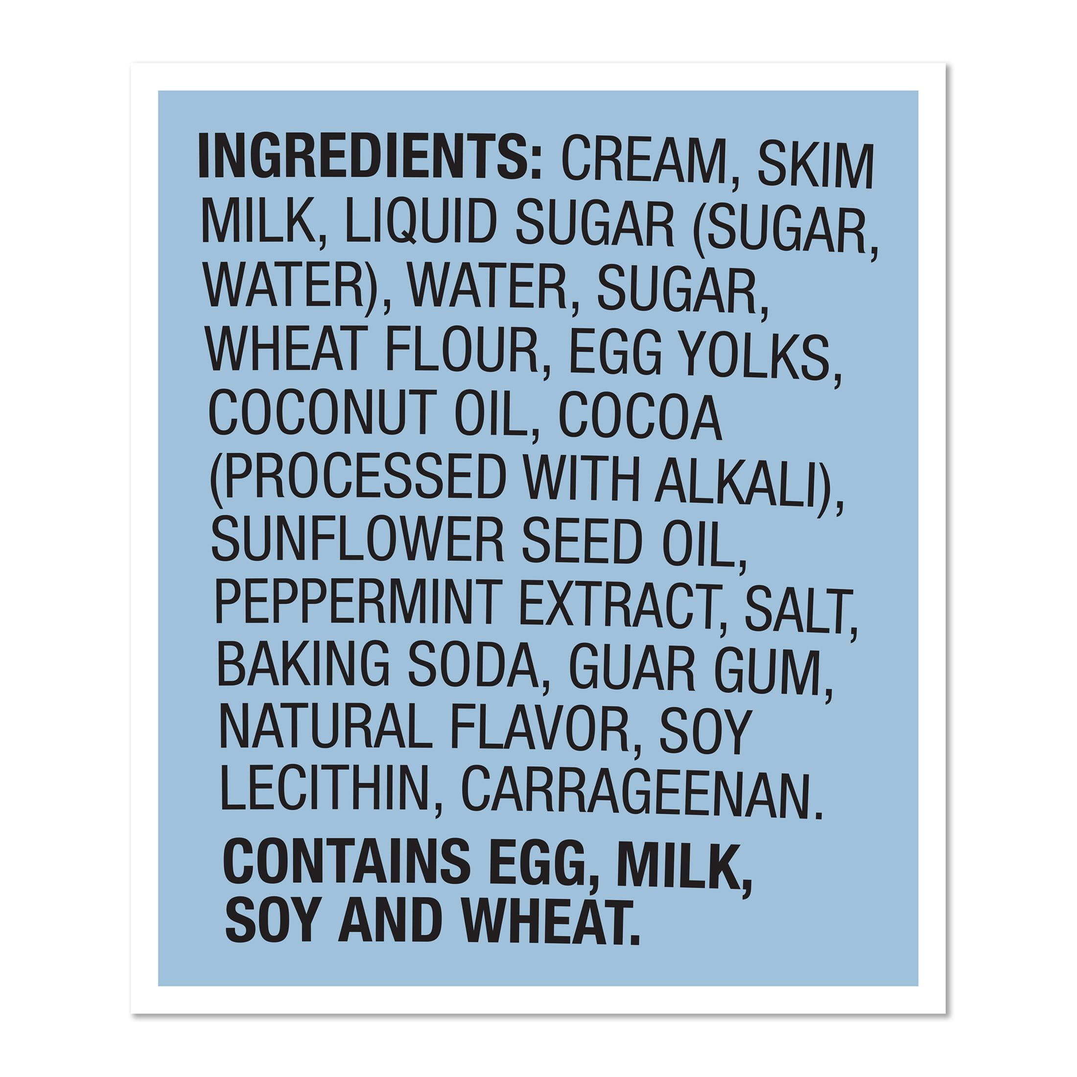 Ben & Jerry's Mint Chocolate Peppermint Ice Cream Kosher Milk Cage-Free Eggs, 1 Pint