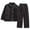 A-Black, variant on 2024! ZVNAΖH Mens Plush Fleece Pajamas Set, Mens Thick Winter Button Down Shirt and Pants 2 Piece, Comfy Homewear Lounge Sets