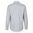 thumbnail image 5 of Devon & Jones DG537 Men's CrownLux Performance Microstripe Dress Shirt-Graphite/ White-L, 5 of 6