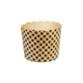 thumbnail image 2 of High Temperature & Oil Proof Kraft Paper Cupcake Liners for Oven Baking - 100 Count, 2 of 6