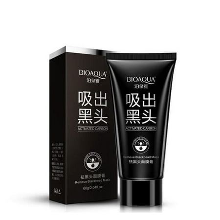 BIOAQUA Black Mud Face Mask Blackhead Remover Deep Cleansing Peel Acne (Best Deep Cleansing Mask For Blackheads)