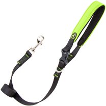 Gooby Escape Free Sport Leash - Lime, 4 FT - Padded Detachable Handle and Bolt Snap Clasp - Dog Leashes for Small Dogs, Medium Dogs, and Large Dogs for Indoor and Outdoor Use