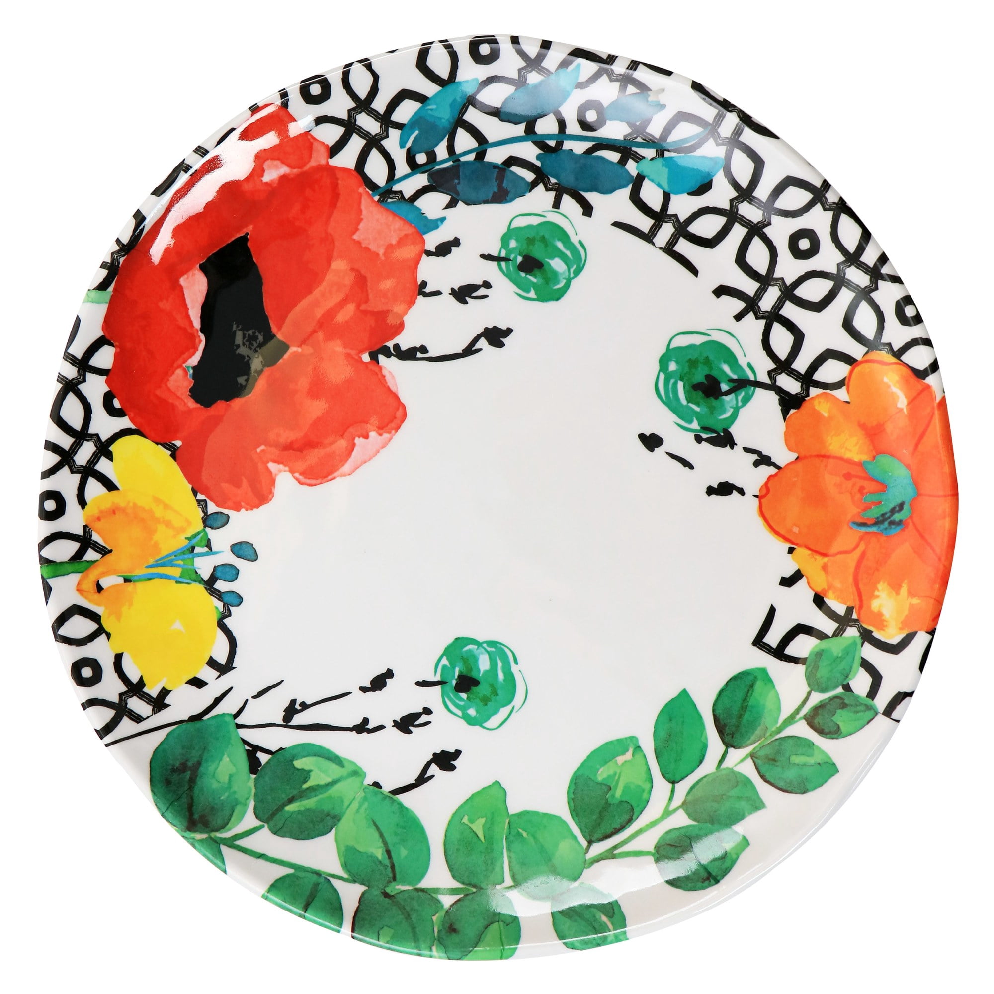 Elama Grace 12 Piece Melamine Dinnerware Set