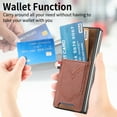 thumbnail image 2 of ELEHOLD Leather Wallet Case for Samsung Galaxy Z Fold 5 Case with Card Holder, Premium Leather Protective Cover Full Body Slim Lightweight Case for Samsung Z Fold5 2023,Brown, 2 of 7
