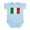 Sky Blue, variant on CafePress - Vintage Italy Infant Bodysuit - Baby Light Bodysuit, Size Newborn - 24 Months