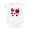 Cloud White, variant on CafePress - Lady Bugs And Hearts Valentin Infant Bodysuit - Baby Light Bodysuit, Size Newborn - 24 Months