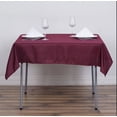 thumbnail image 7 of BalsaCircle Christmas Holidays 54" x 54" Burgundy Square Polyester Tablecloth Linen, 7 of 7
