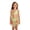 Yellow-C, variant on Girls 3 Piece Swimsuit Set Floral Print Backless Halter Neck Beach Swimwear Cute Bathing Suits for Girls Size 7-16 Years