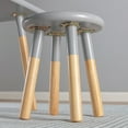 thumbnail image 2 of ACEssentials Dipped Kids Table and Stool Set, Gray, 2 of 6