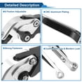 thumbnail image 4 of Palancas de freno y embrague para Yamaha YZF R1 2009-2014, aleación de aluminio, ajustables, 4 of 6